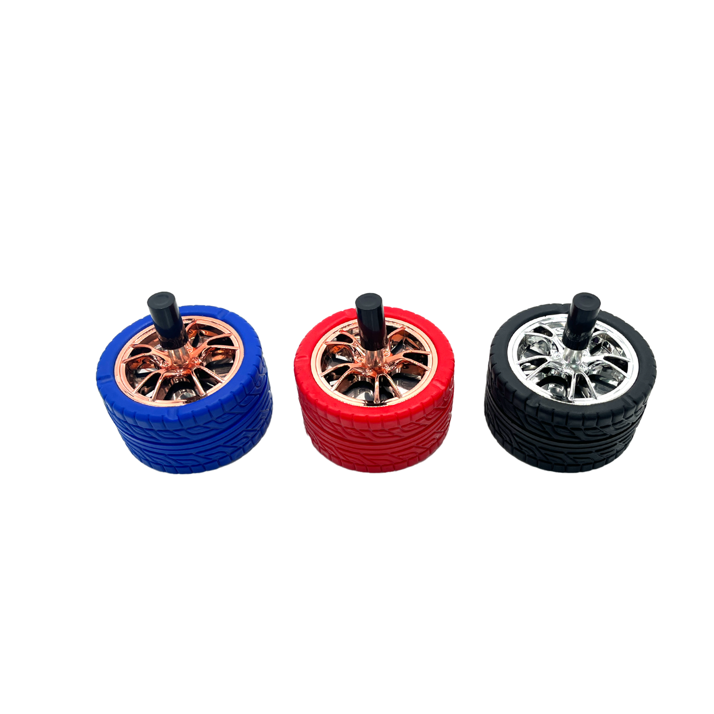 95MM Spinning Chrome Rims Ashtray - My Store