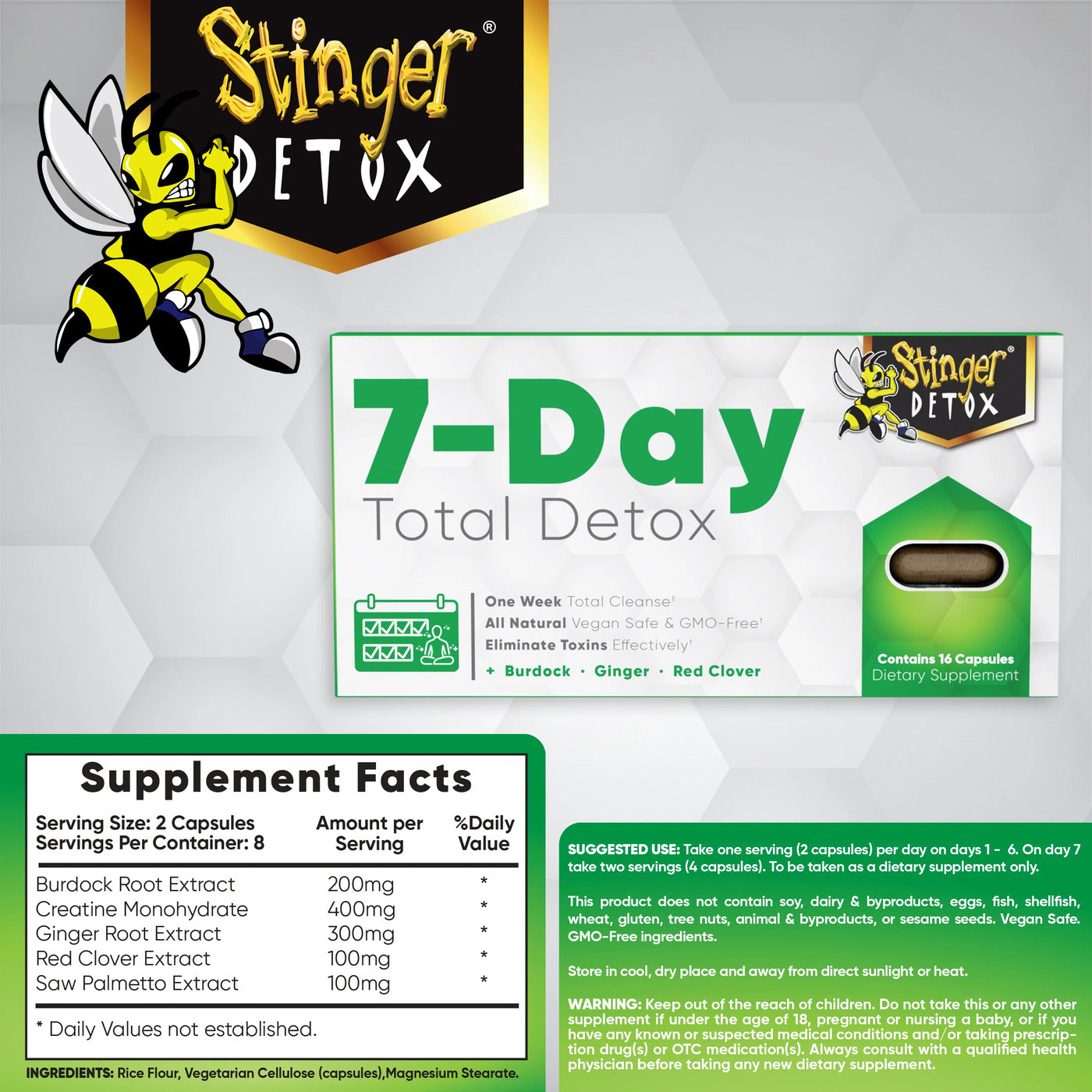Stinger Daily Wellness Tablets – 7 Day Supply - VarietyGifts
