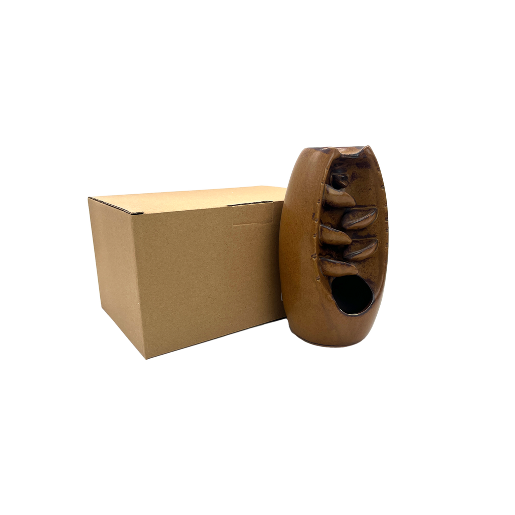 Brown Fall Incense Holder - My Store