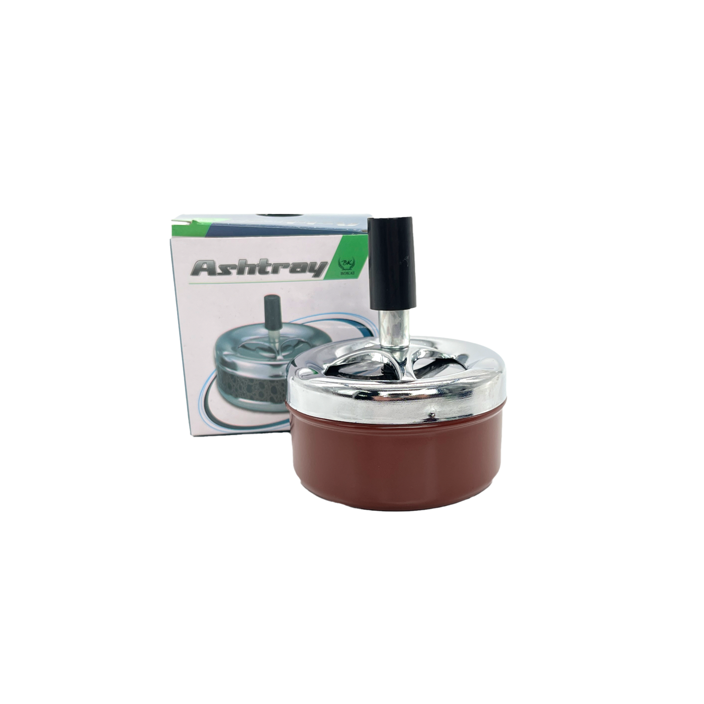 80mm Mixed Colours Spinning Ashtray - My Store