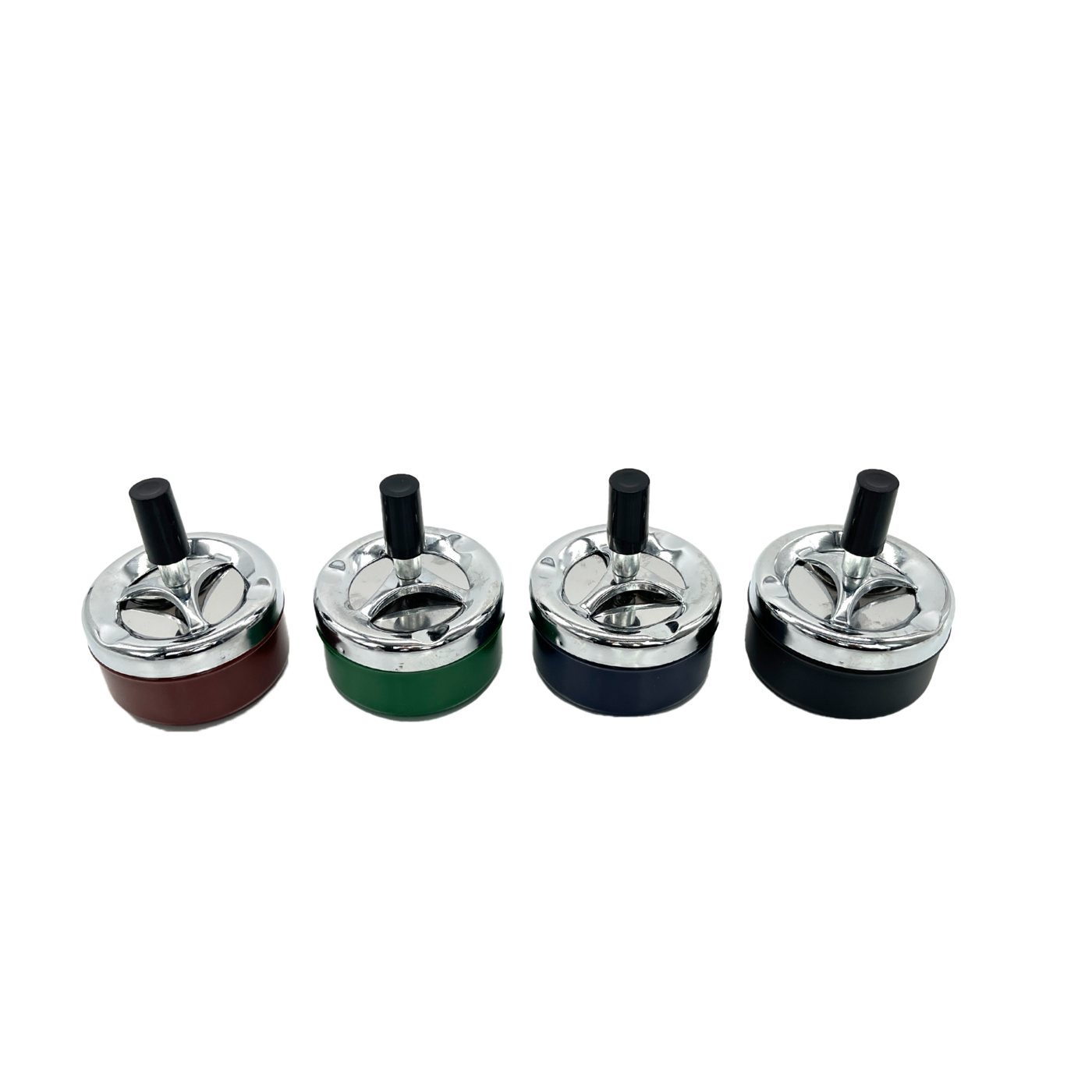 80mm Mixed Colours Spinning Ashtray - My Store