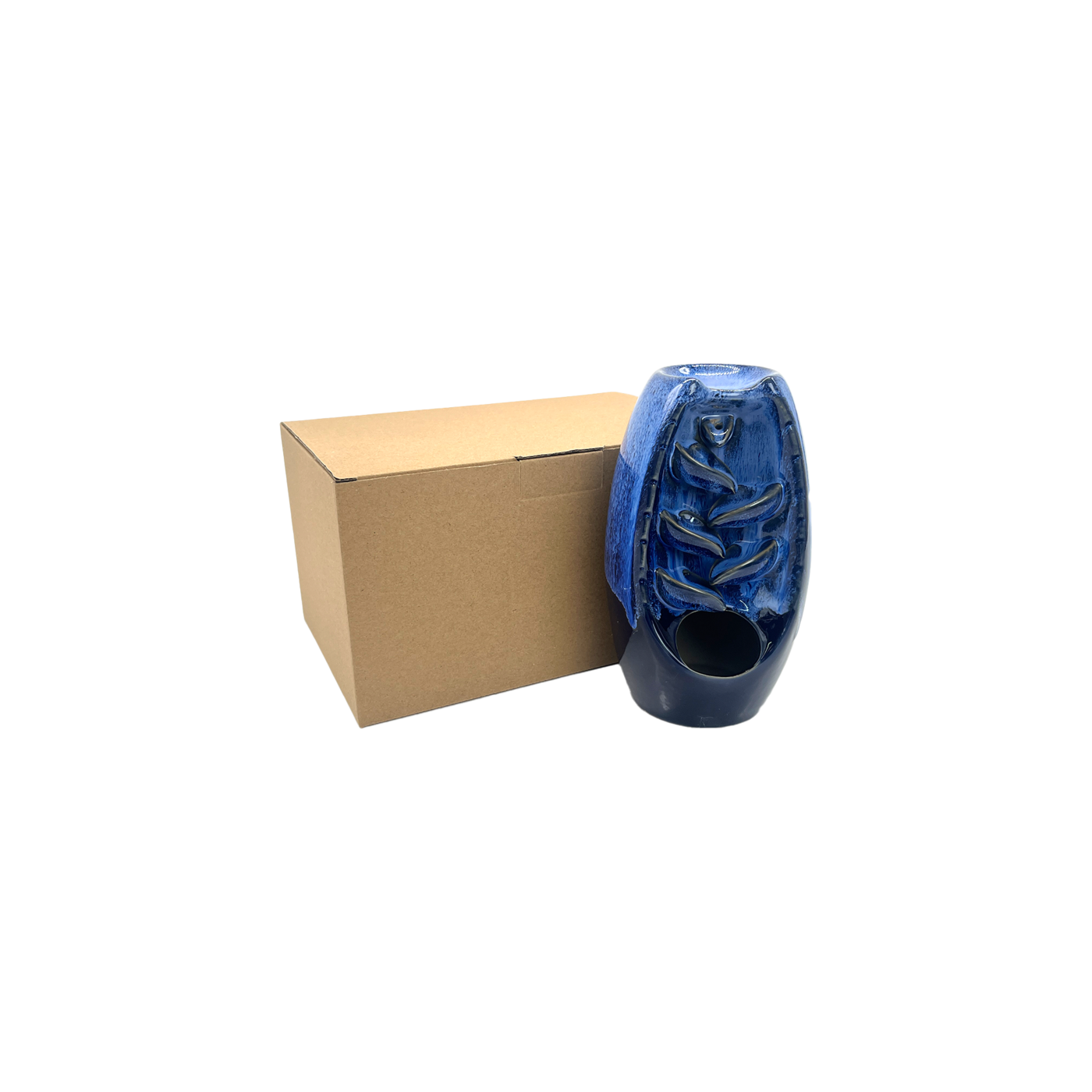 Blue Fall Backflow Incense Holder