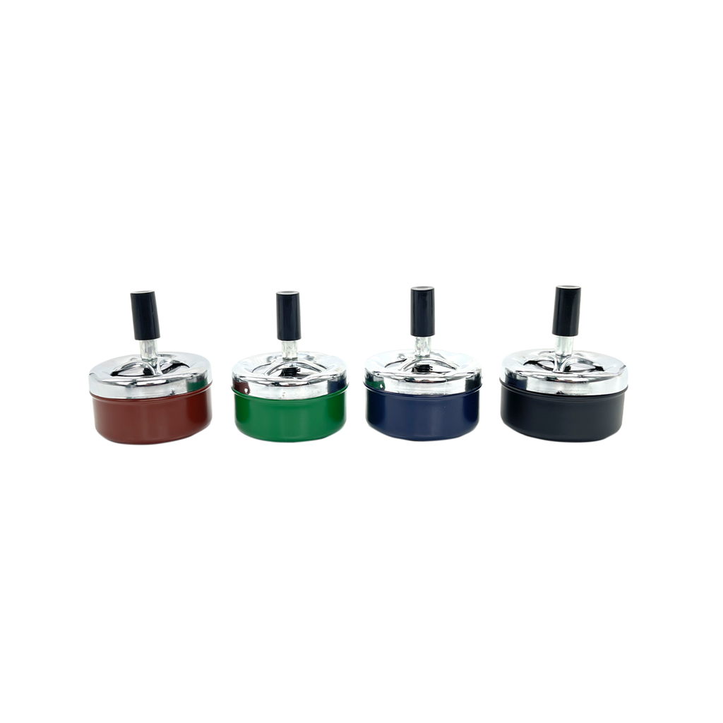 80mm Mixed Colours Spinning Ashtray - My Store
