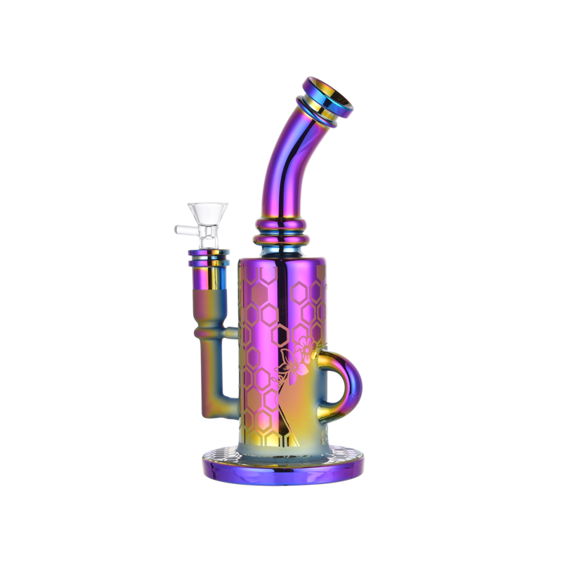 25CM Rainbow Chrome Bubbler - My Store