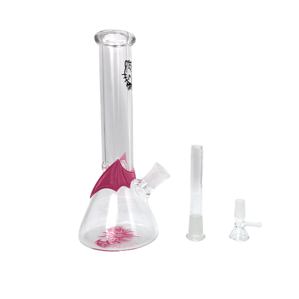 25cm Novelty Transparent Pinky Wings Glass Collectible – HK