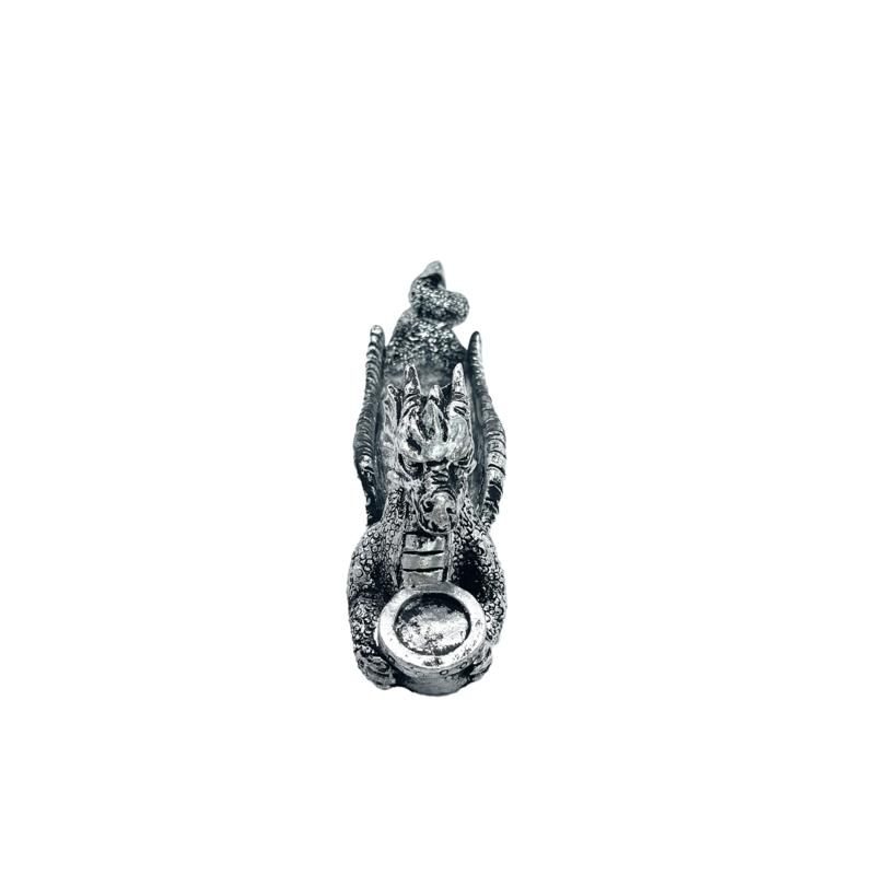 Silver Dragon Incense Holder - My Store