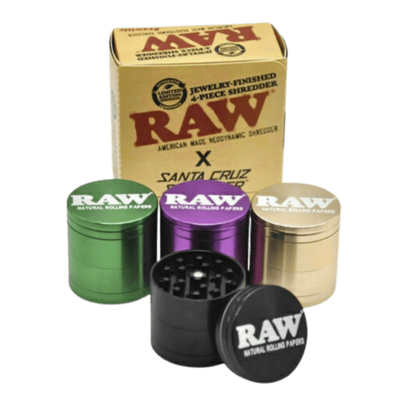 55MM 4-Piece RAW x Santa Cruz Grinder - My Store