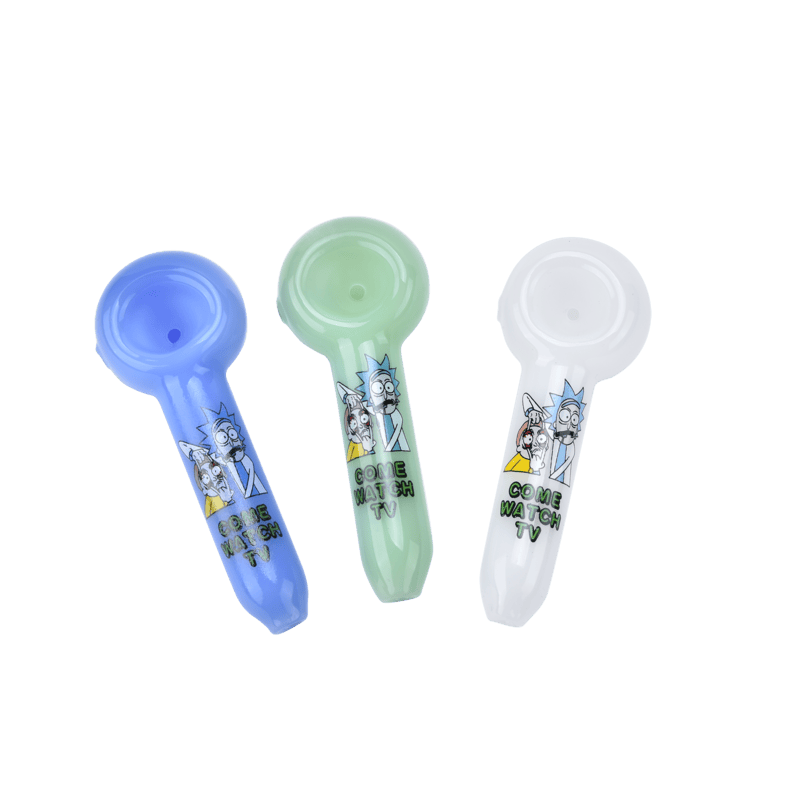 11CM Rick N Morty Glass Pipe - My Store