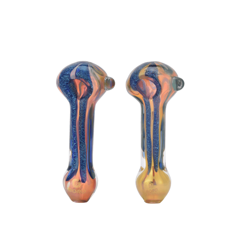 11CM BORO Galaxy Glass Pipe - My Store