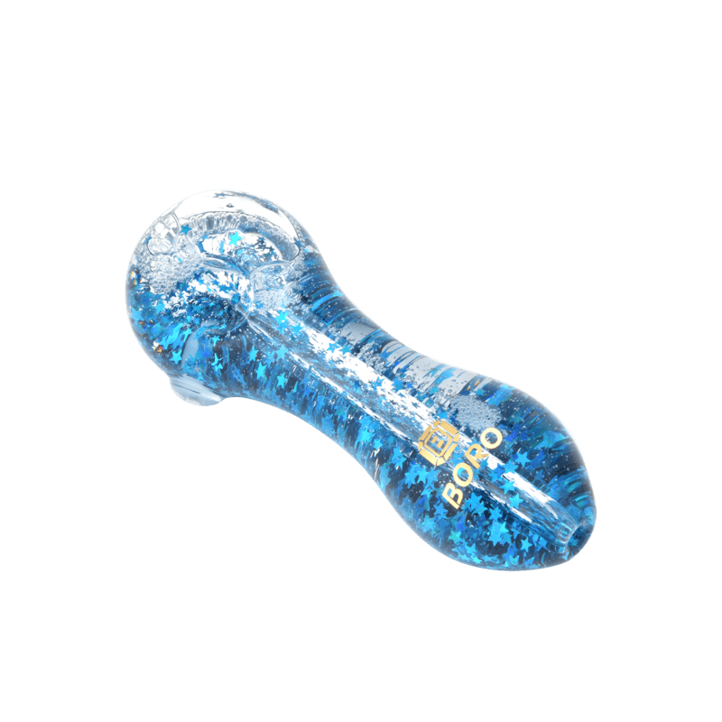 12CM BORO Glitter Glass Pipe - My Store