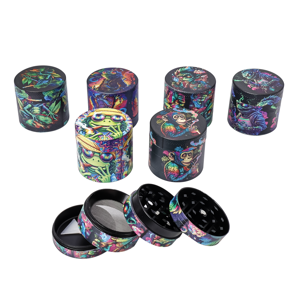40MM 4-Piece Trippy Grinder - My Store