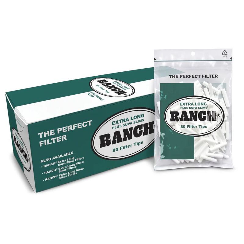 RANCH Filter Tips – Supa Slims Lime - My Store