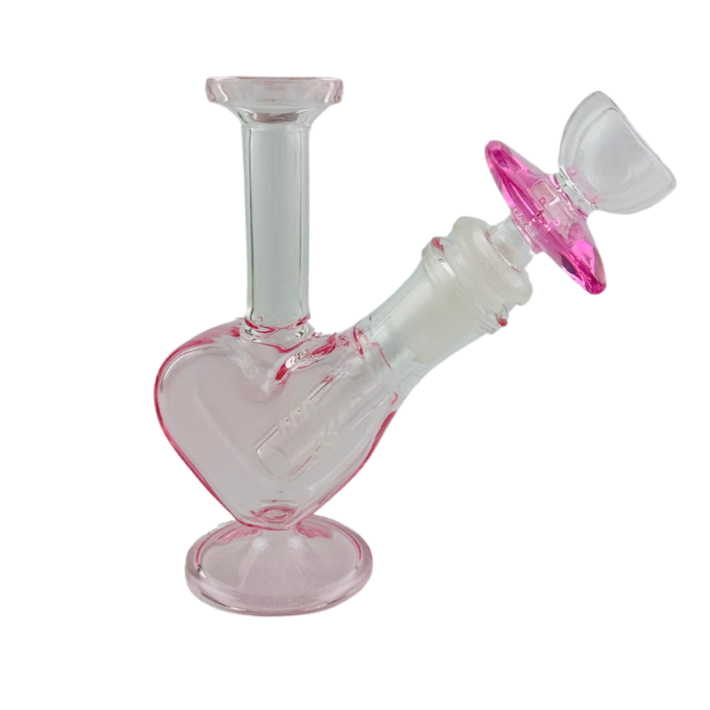 14MM Cone Piece – Pink Heart - My Store