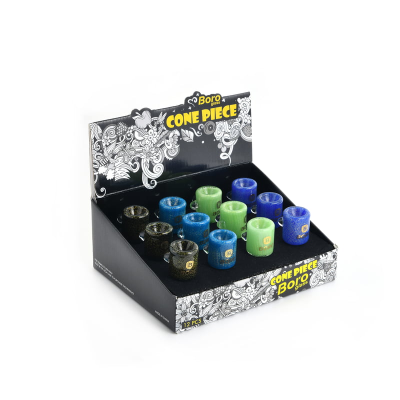 14MM Cone Piece – BORO Dichro Glitter - My Store