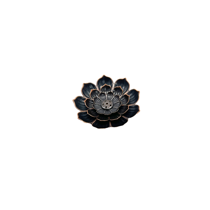 8.8CM - Lotus Metal Incense Holder - My Store
