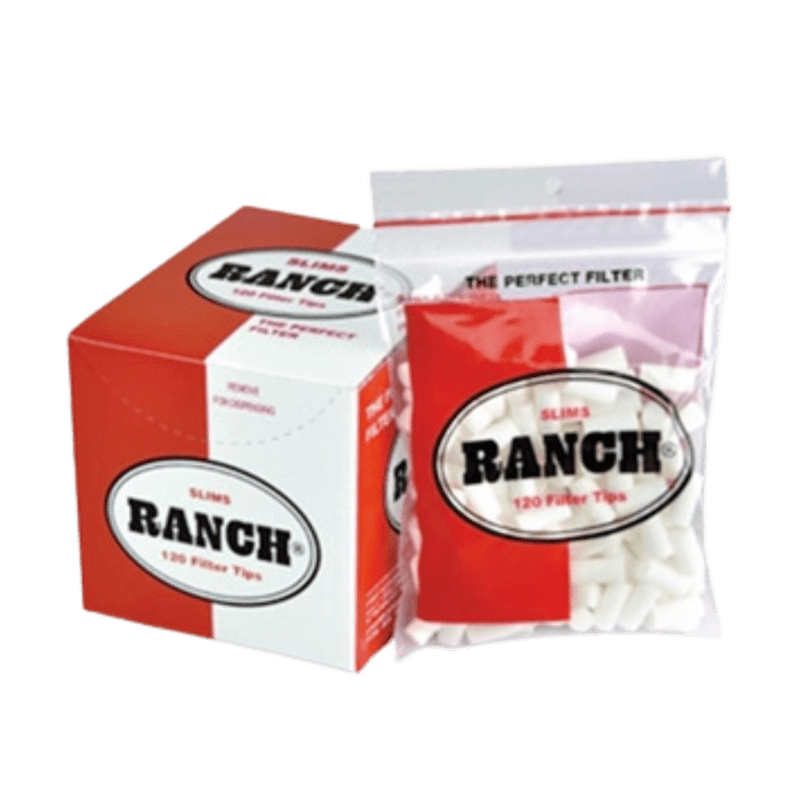 RANCH Filter Tips – Slims Red - My Store