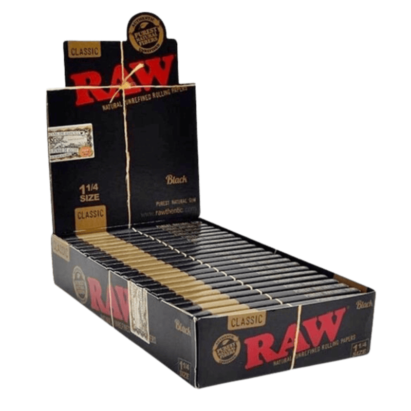 RAW Black – 1¼ Rolling Papers - My Store