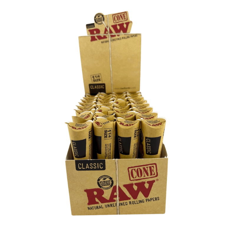 RAW Classic Pre-Rolled Cones – 1¼ Size - My Store