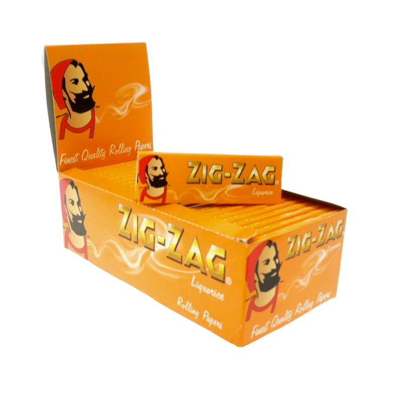 ZIG ZAG – Liquorice Papers Orange - My Store