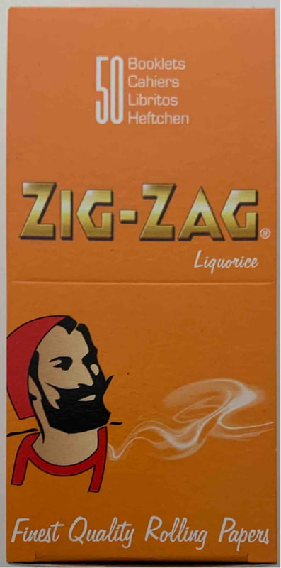 ZIG ZAG – Liquorice Papers Orange - My Store